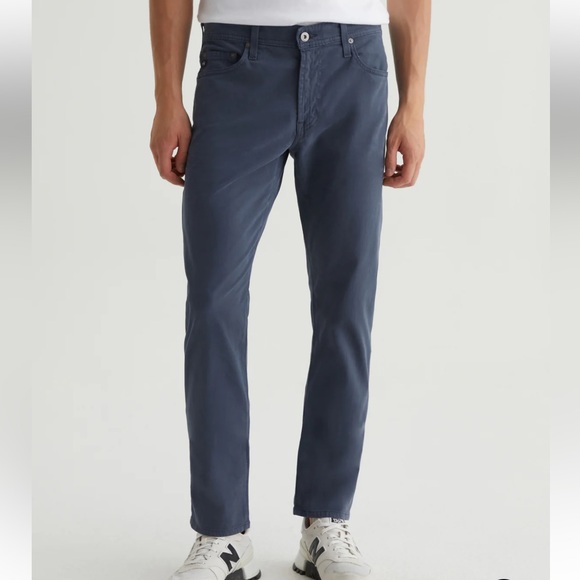 AG Tellis SUD Blue Sz 36x34 SUEDED MODERN SLIM MEN’S Jeans - Picture 1 of 13